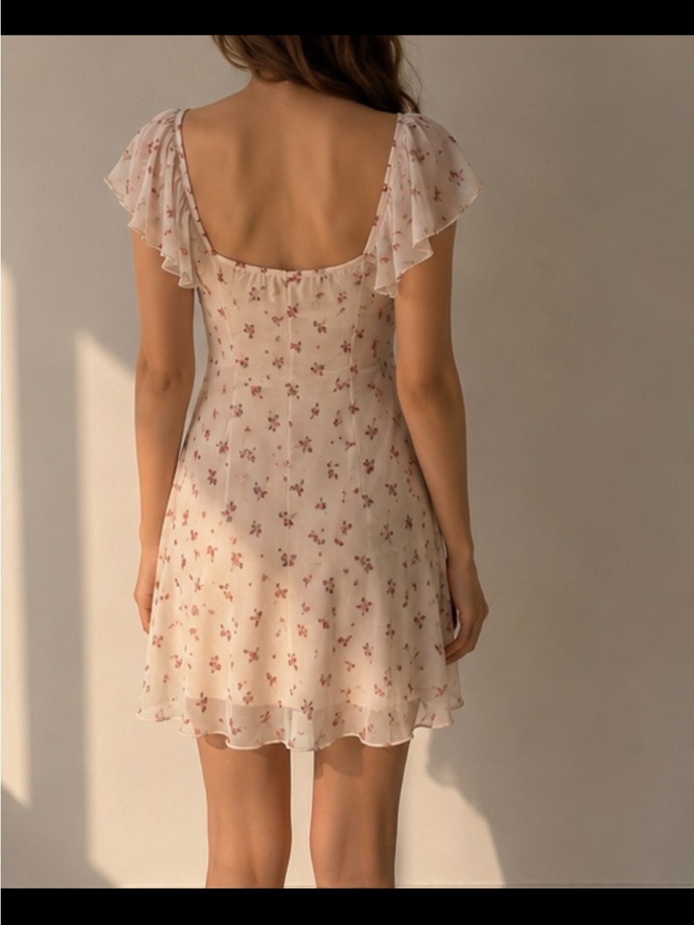 See You Monday Floral Mesh Dress - Picture 3 of 4